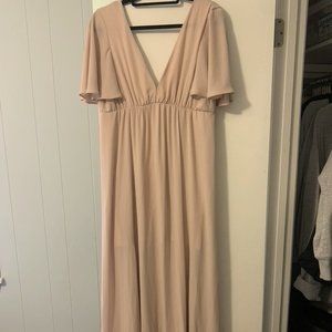 Show Me Your Mumu Emily Empire Maxi Dress - Dusty Blush